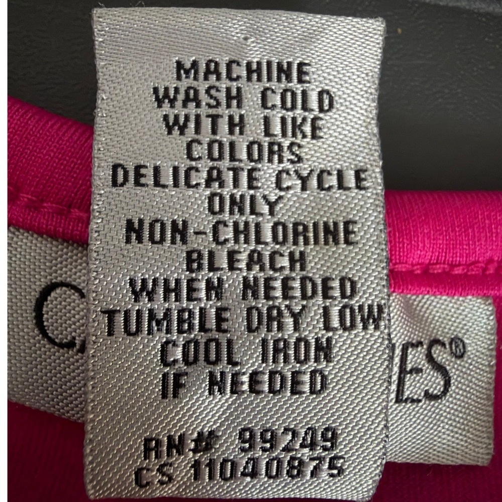 Catherines Size XXL 22/24W Hot Pink Sleeveless Scoop Neck Tank Top - Picture 5 of 5